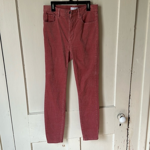 Loft high waist skinny corduroy jeans size 2 burnt red - Picture 1 of 6